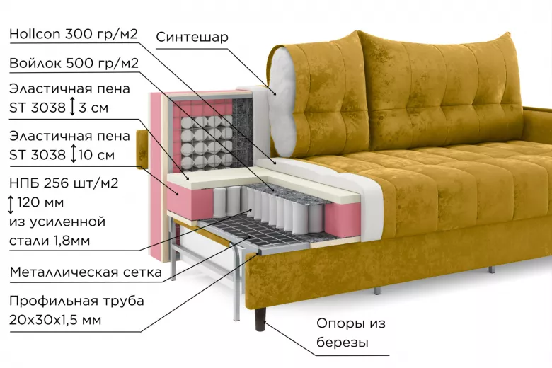 Купить Твист Gretta Yellow
